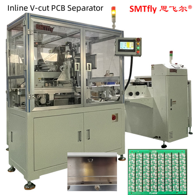 Mesin On Line V Cut Depanel Pneumatic 3.5mm V Cut PCB Separator Depaneling, PCB Depanelizer