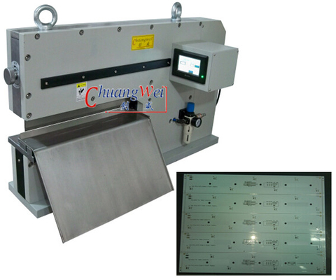 Mesin pemotong PCB V yang dapat disesuaikan untuk tegangan dan daya yang berbeda CWVC-450