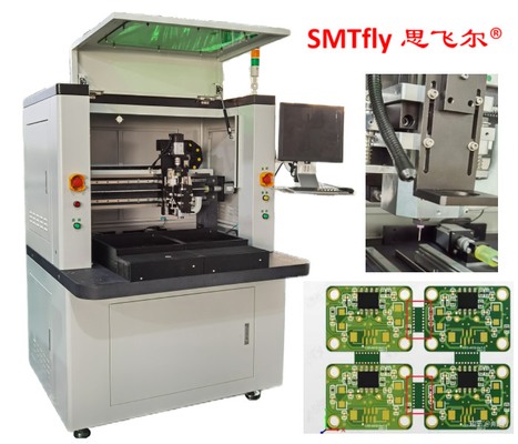 Mesin PCB Router dengan 2-Way Sliding Exchanger dan Alat Pemisah Otomatis