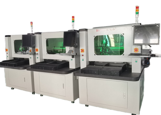 Mesin PCB Router Untuk PCB perakitan Dan Depaneling Dengan Twin Table Dan Windows Routing Bit Bagianin
