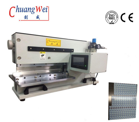 Mesin pemotong PCB V yang dapat disesuaikan untuk ketebalan dan panjang yang berbeda CWVC-450