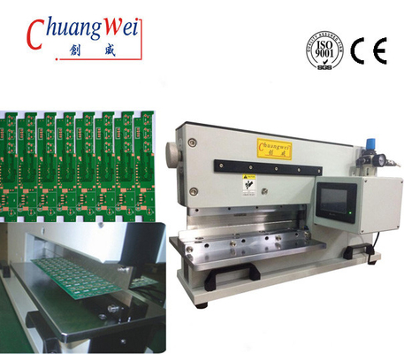 Mesin pemotong PCB V yang dapat disesuaikan untuk ketebalan dan panjang yang berbeda CWVC-450