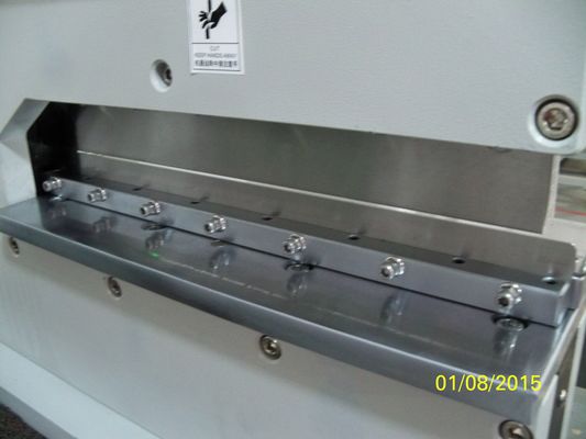 10W L450mm Max Shearing PCB V Cut Machine untuk LED Alum Board, PCB Guillotine