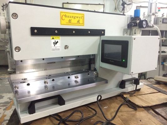 Pre-scored PCB Singulation Equipment CWVC-2L With Linear Knife