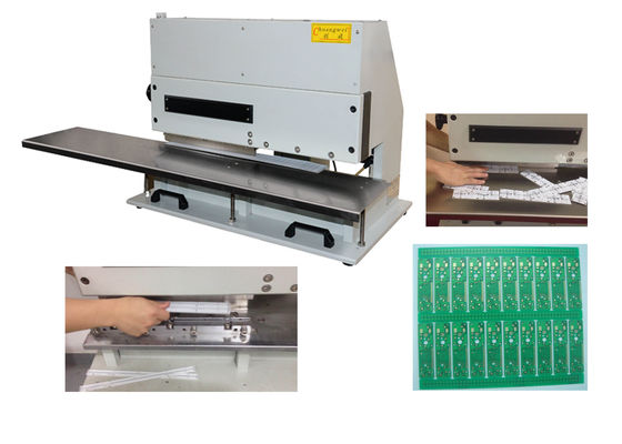 Mesin pemotong PCB V untuk substrat aluminium 220V RUV Pneumatic