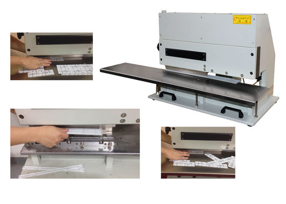 0.3-3.5mm Tebal Mesin Pneumatik Pcb Depaneling Dengan Pisau Tajam