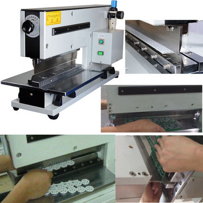 Mesin Pemisah PCB Pneumatik Berkecepatan Tinggi Dua Pisau Linear Tajam