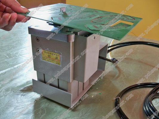 12Times / Min Pneumatik Pcb Depaneling Equipment Ketebalan Max 3.5mm