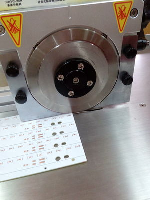 V Groove MCPCB Separator Pre-score PCB Depanelizer Untuk Pabrik Pencahayaan Led