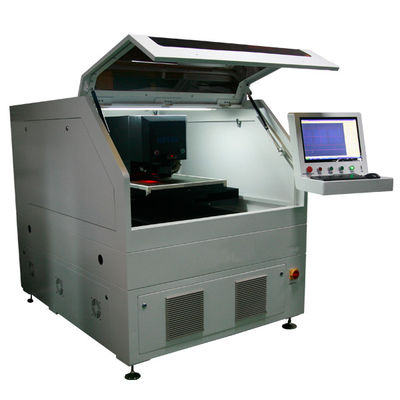 Presisi 15W 20μM UV Laser V Cut Pcb Lead Cutter Untuk Papan FR4 PCB